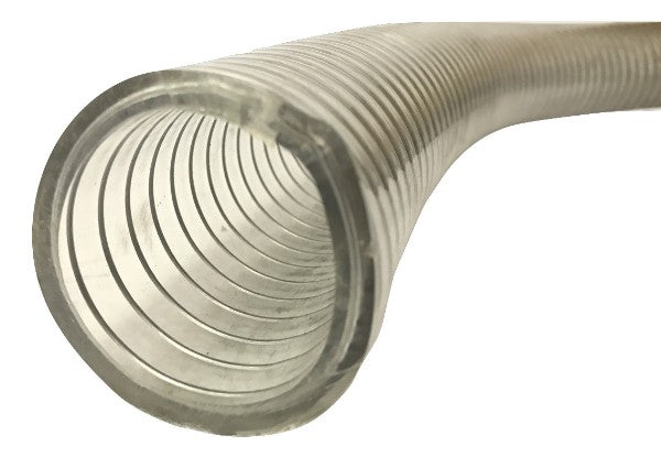 Vacuum Hose - Steel Wire Reinforced 2 inch inside diameter, 7mm wall strength - Extra Strong - PRICED AND SOLD BY THE FOOT