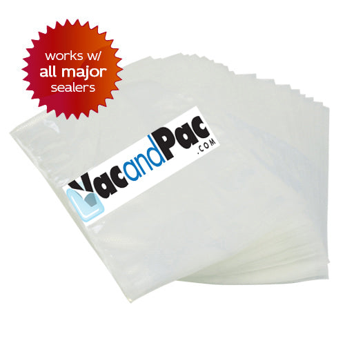 TWO 11 X 50' Black & Clear Vacuum Seal Rolls TWO 11 X 50' Black & Clear Vacuum Seal Rolls